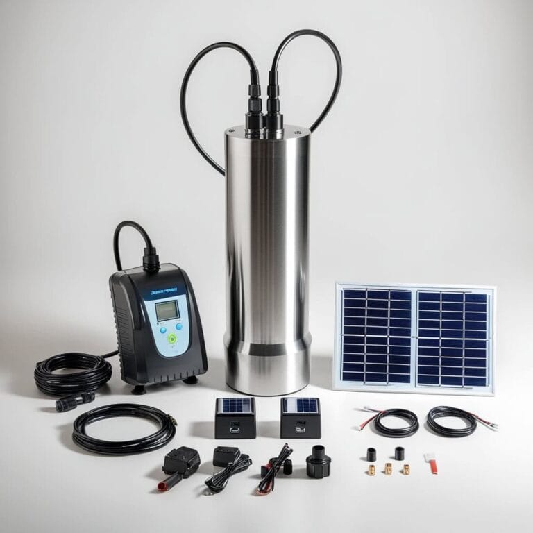 Submersible water pump and its components